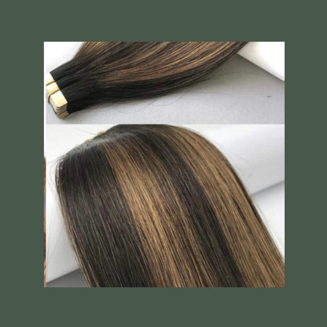 Tape In Human Hair Extensions #4/6 Blend
