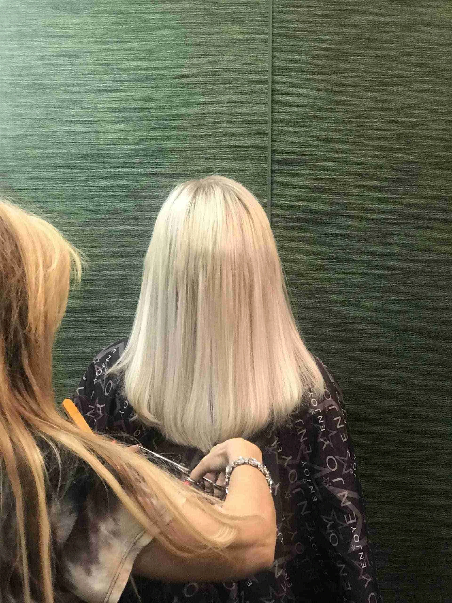 Cool Ash Blonde Micro Link Hair Extensions image 4